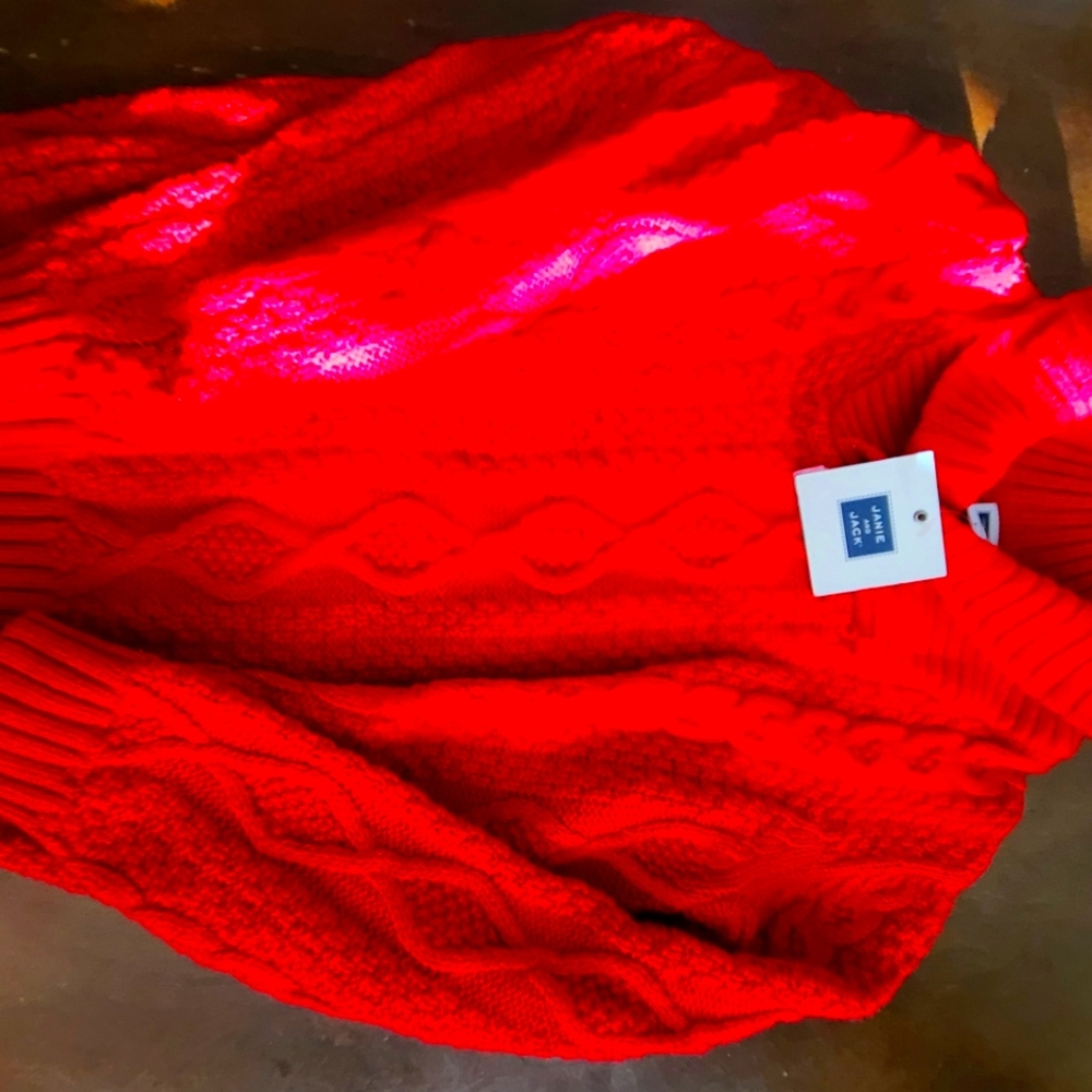 Red sweater